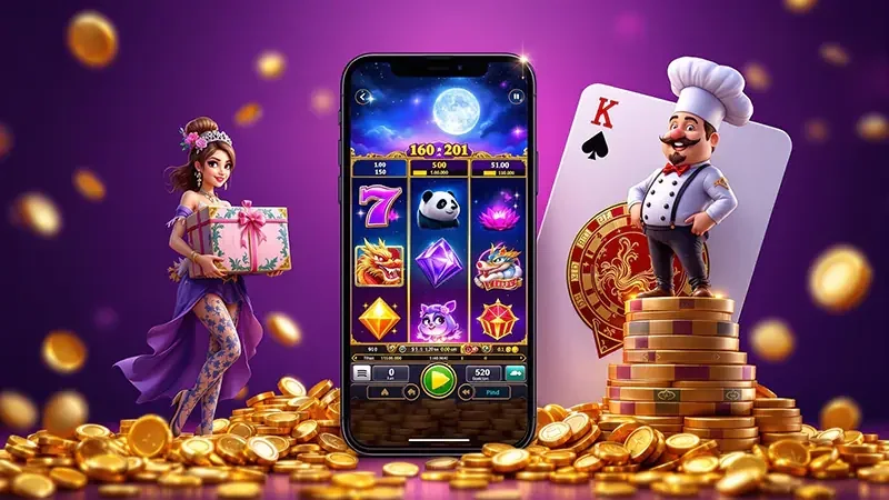 Antarmuka slot mobile CAHAYATOTO dengan reels dan kontrol permainan yang terlihat jelas